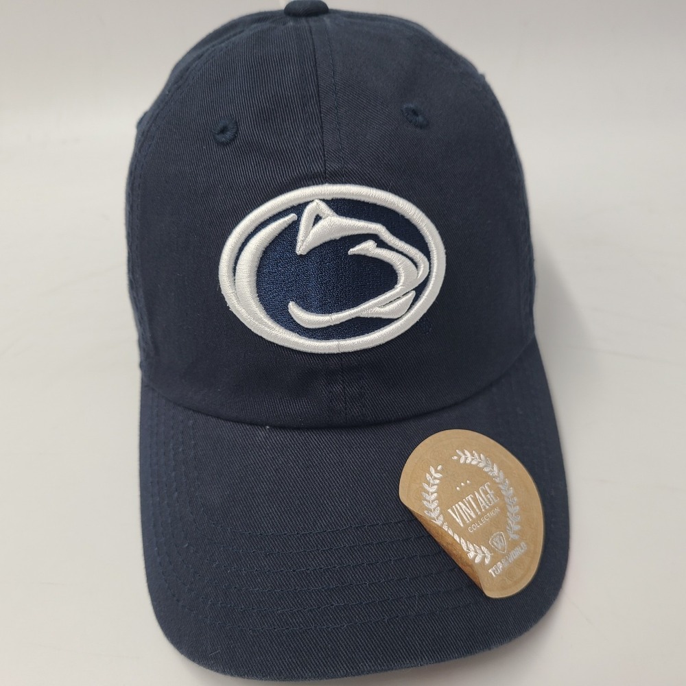 Penn State Nittany Lions Hat Strapback Top of the World Blue Vintage Collection